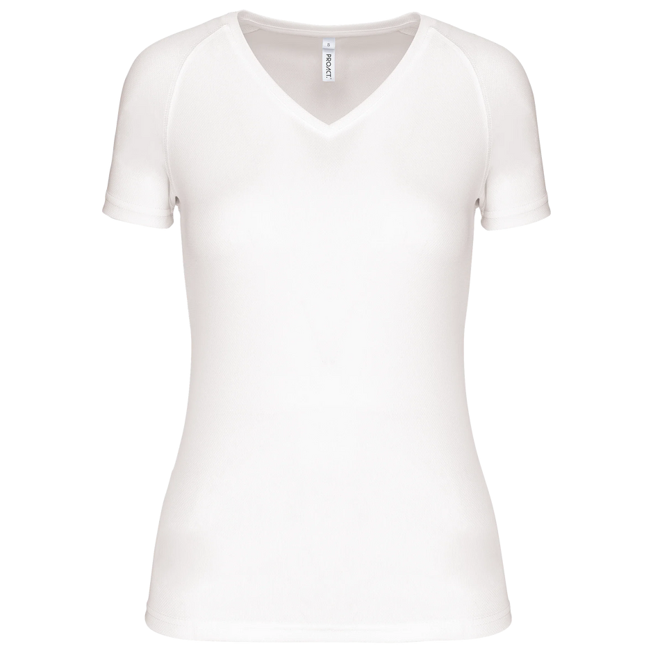 PA477 - T-shirt de sport manches courtes col v femme - Occifloc