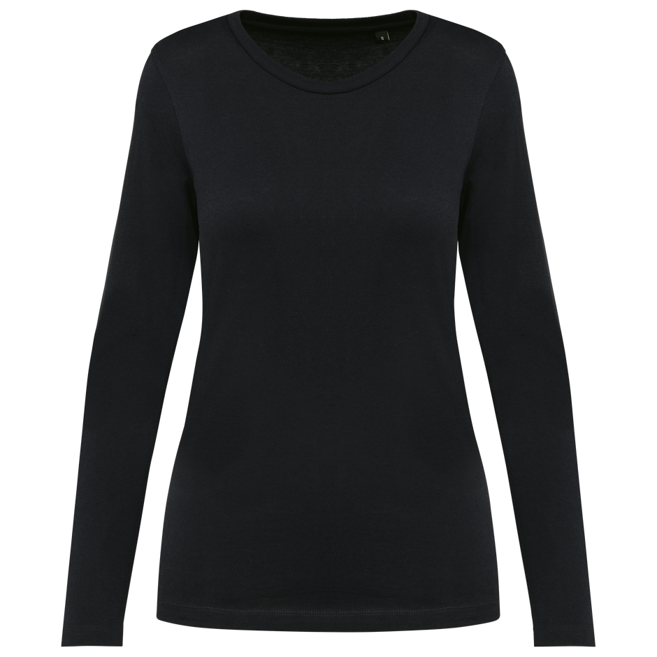 PK303 - T-shirt Supima® col rond manches longues femme