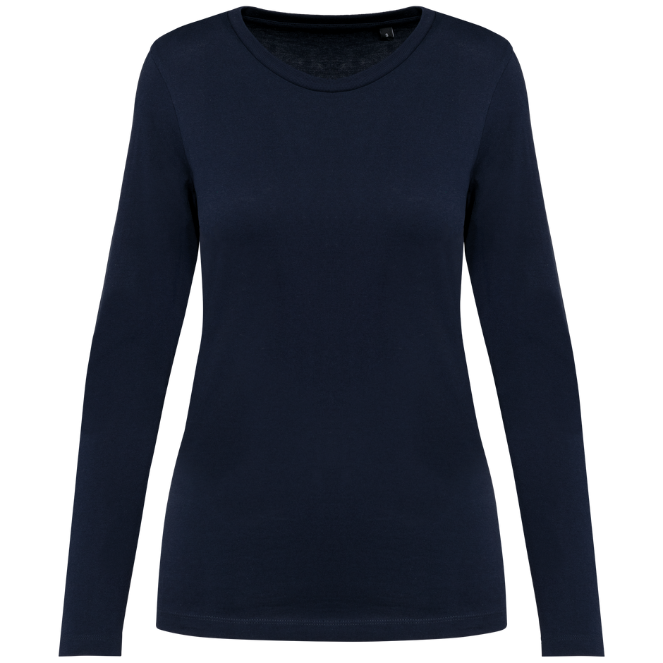 PK303 - T-shirt Supima® col rond manches longues femme