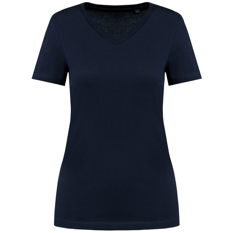 PK305 - T-shirt Supima® col V manches courtes femme - Occifloc