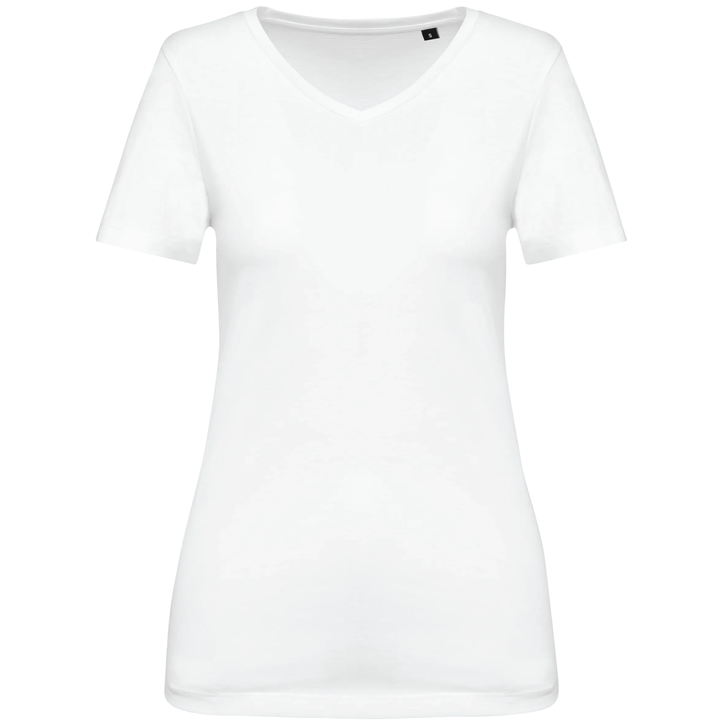 PK305 - T-shirt Supima® col V manches courtes femme - Occifloc