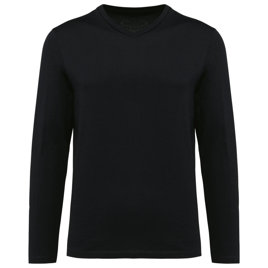PK306 - T-shirt Supima® col V manches longues homme - Occifloc