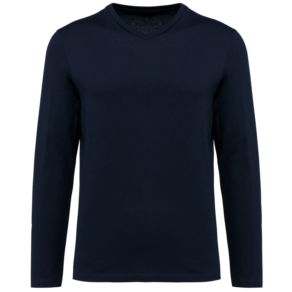PK306 - T-shirt Supima® col V manches longues homme - Occifloc