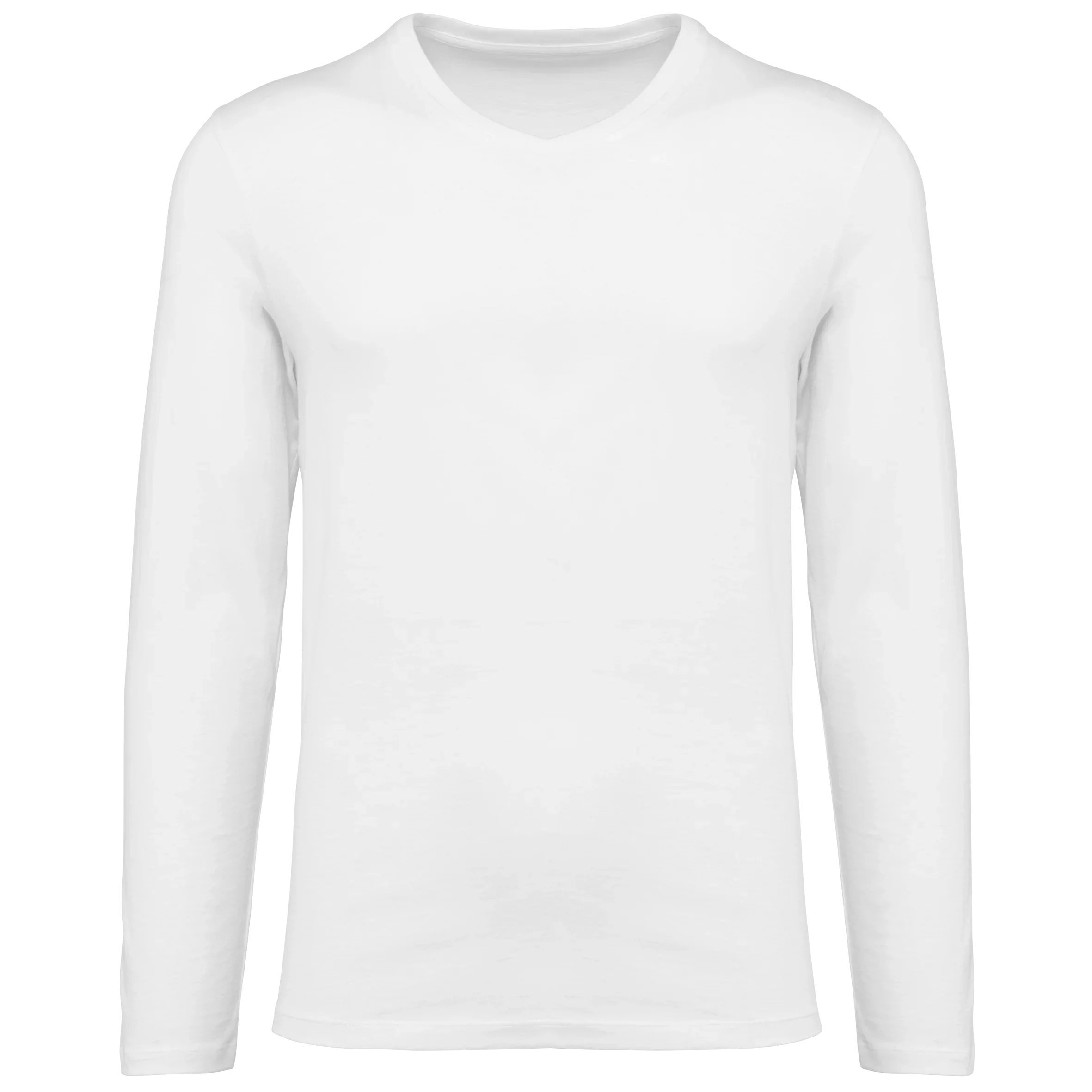 PK306 - T-shirt Supima® col V manches longues homme - Occifloc