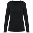 PK307 - T-shirt Supima® col V manches longues femme - Occifloc
