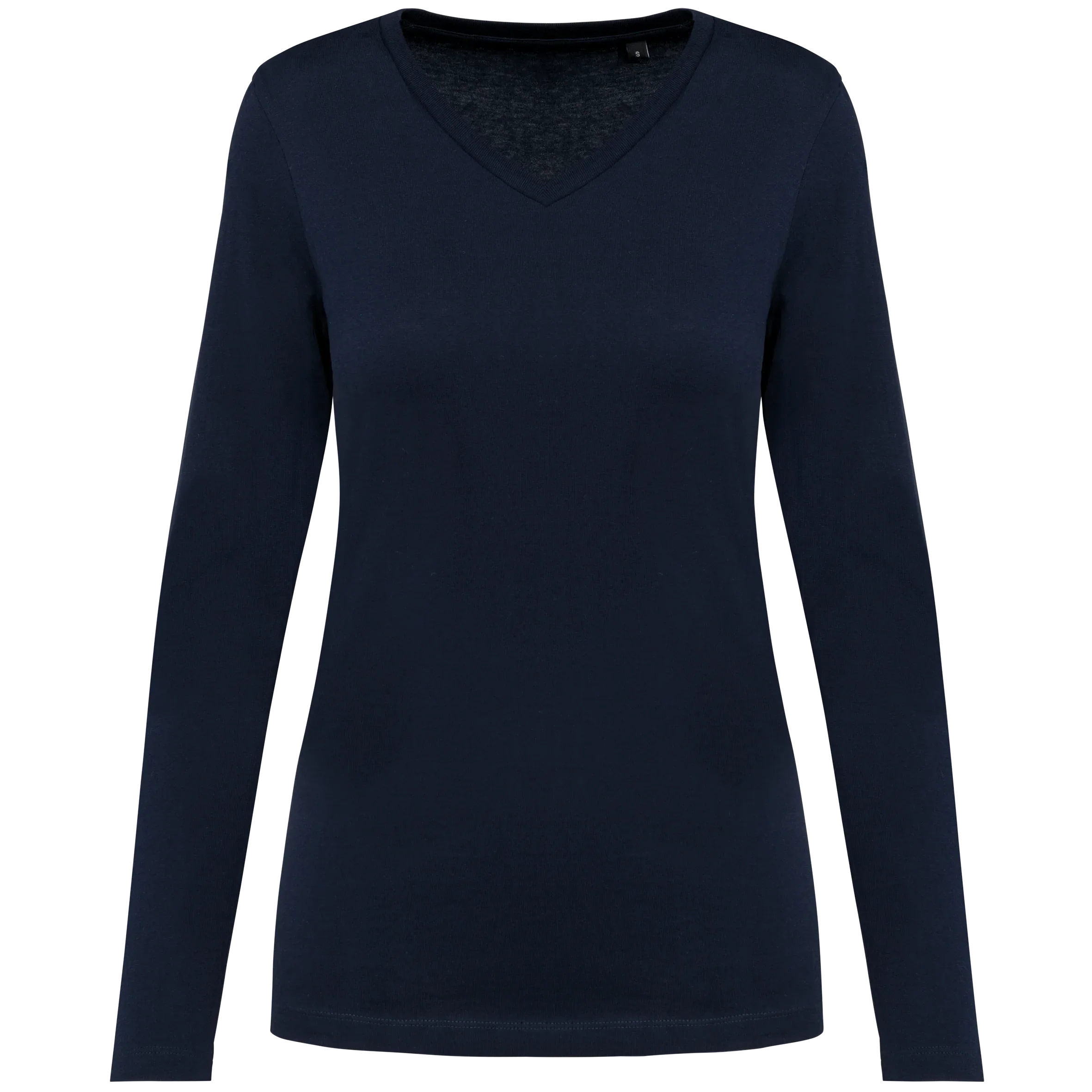 PK307 - T-shirt Supima® col V manches longues femme - Occifloc