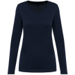 PK307 - T-shirt Supima® col V manches longues femme - Occifloc