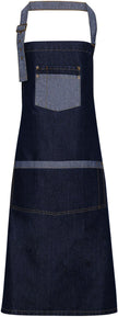 PR127 - Tablier Denim à bavette 