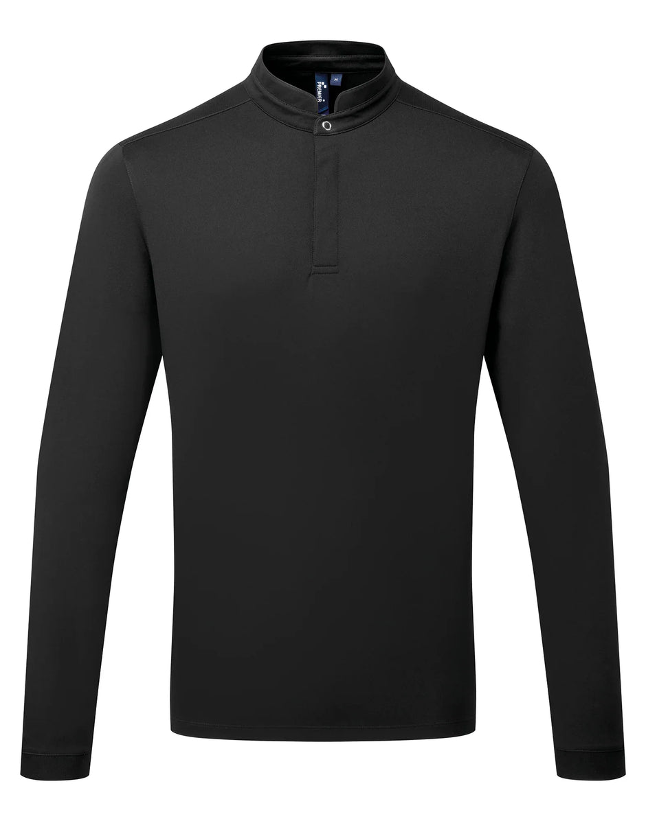 PR647 - Polo de cuisinier Coolchecker Essential à manches longues - Occifloc
