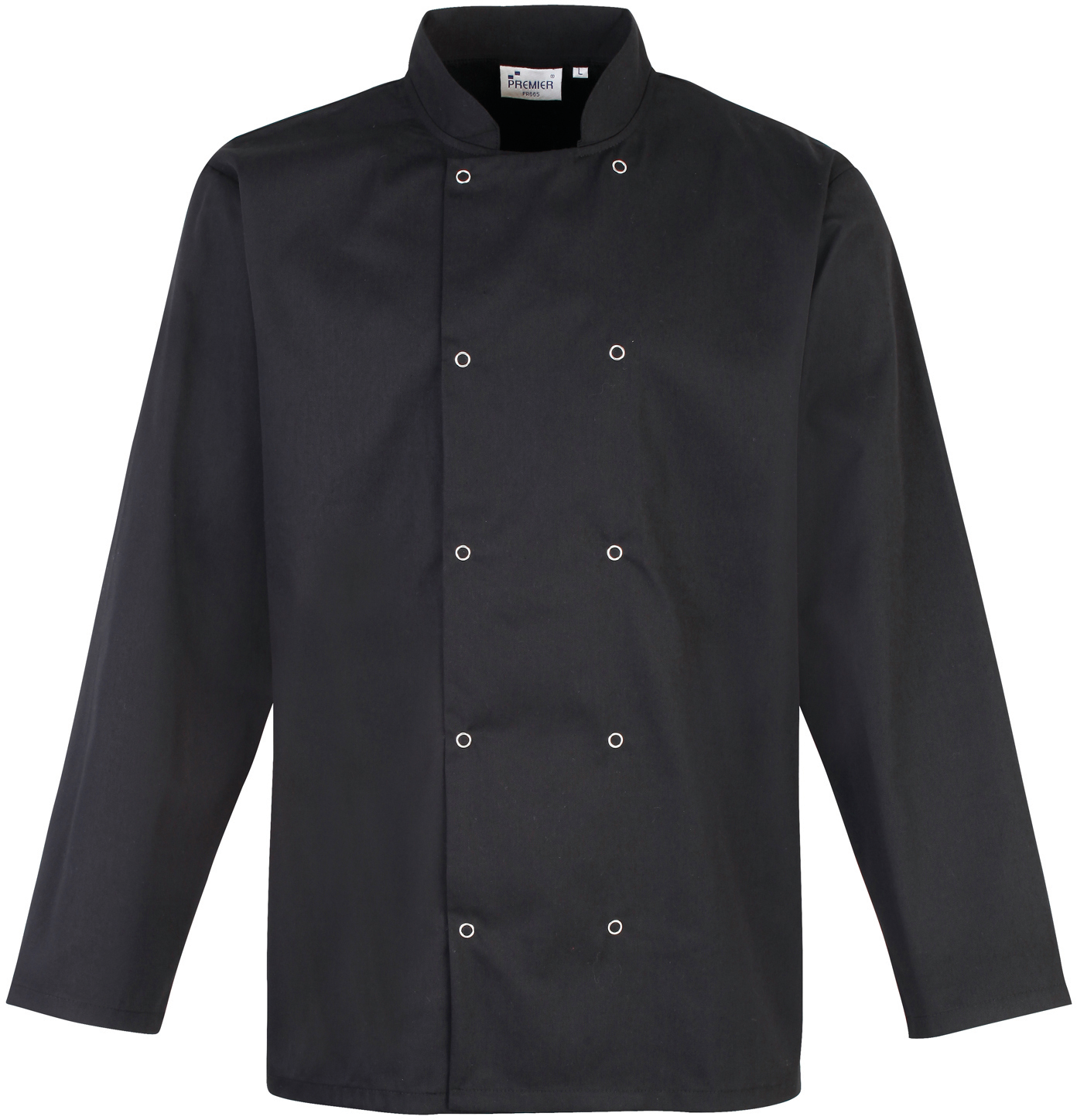 PR665 - Veste de cuisine manches longues à boutons pression Premier