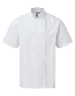 PR902 - Veste chef cuisinier manches courtes Coolchecker® - Occifloc