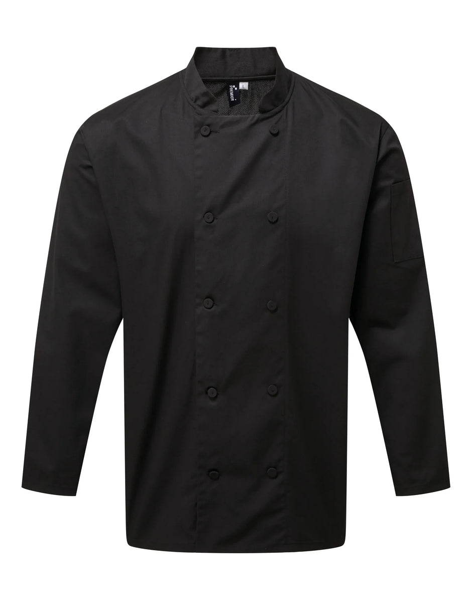 PR903 - Veste chef cuisinier manches longues Coolchecker® - Occifloc