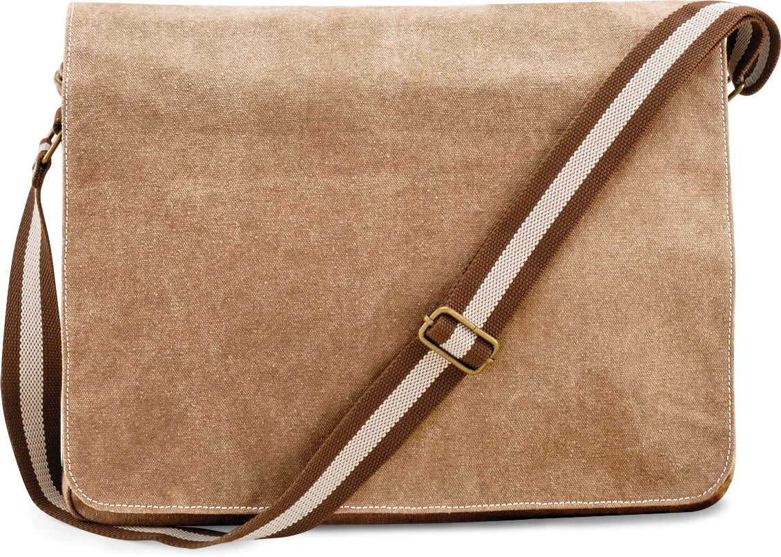 QD610 - Sac courrier vintage en toile - Occifloc