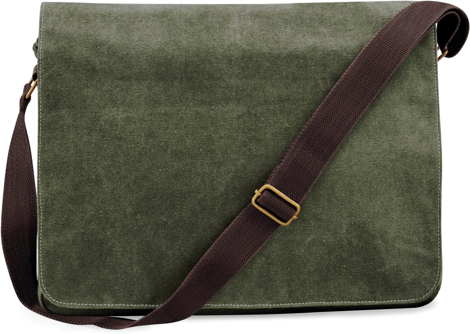 QD610 - Sac courrier vintage en toile - Occifloc