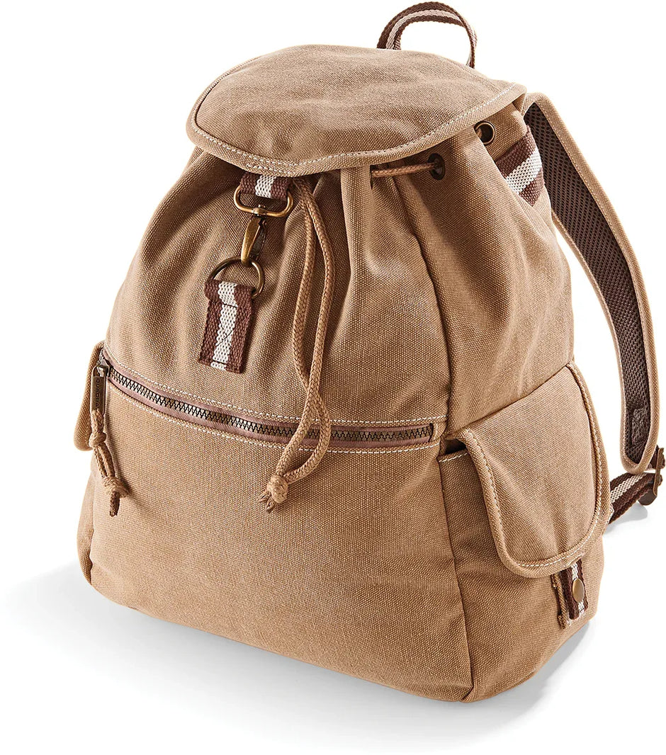 QD612 - Sac à dos vintage en toile - Occifloc
