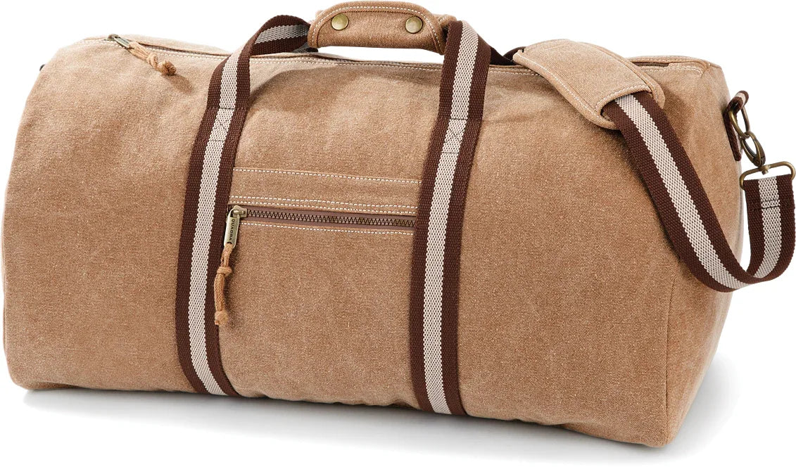 QD613 - Sac de voyage vintage en toile - Occifloc
