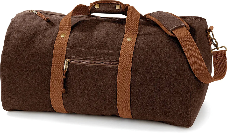 QD613 - Sac de voyage vintage en toile - Occifloc