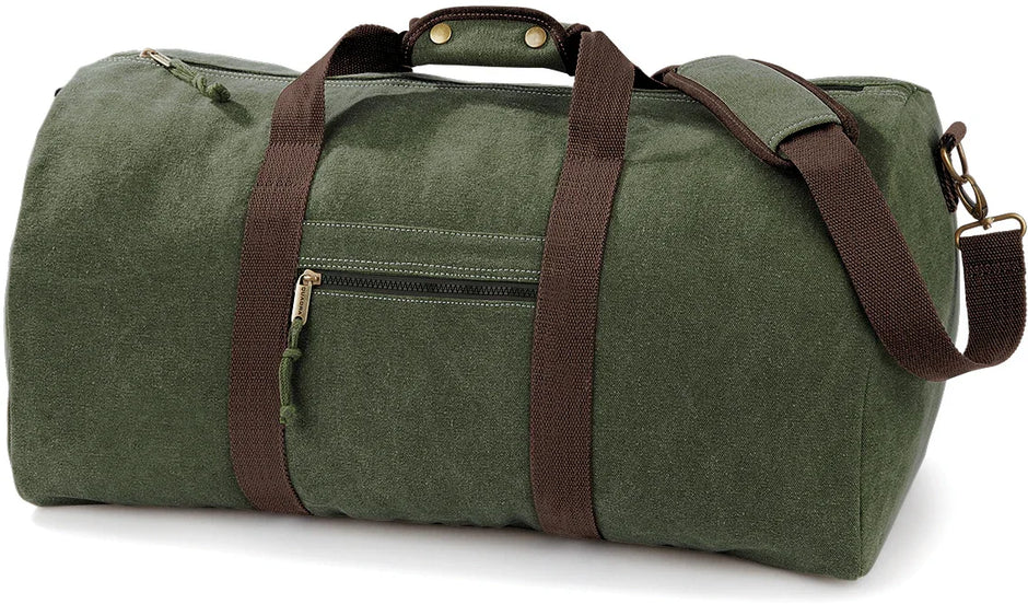 QD613 - Sac de voyage vintage en toile - Occifloc