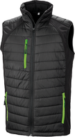 R238X - Gilet softshell rembourré black compass recyclé Result