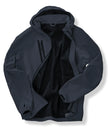 R909X - Veste Softshell 3 couches recyclée à capuche unisexe Result