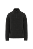 SP403 - Sweat-shirt 1/4 zip à épaules tombantes en sherpa unisexe Spasso