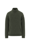 SP403 - Sweat-shirt 1/4 zip à épaules tombantes en sherpa unisexe