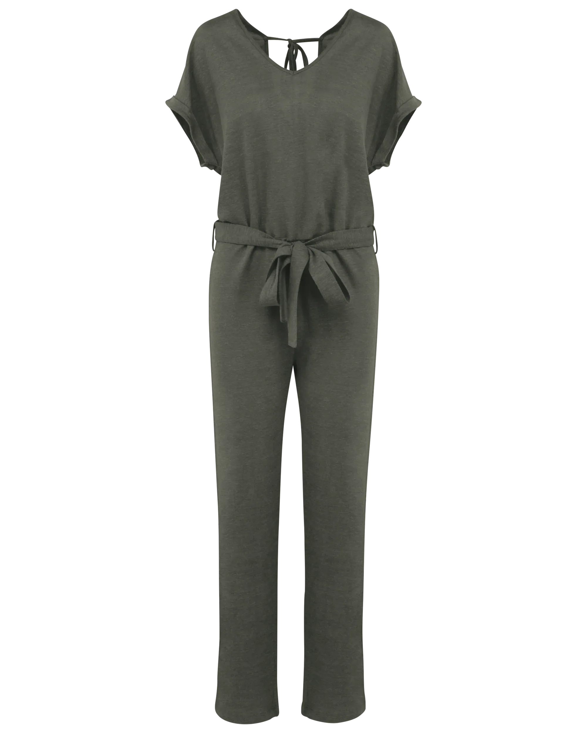 SP5004 - Combinaison en maille manches courtes en lin femme - Occifloc