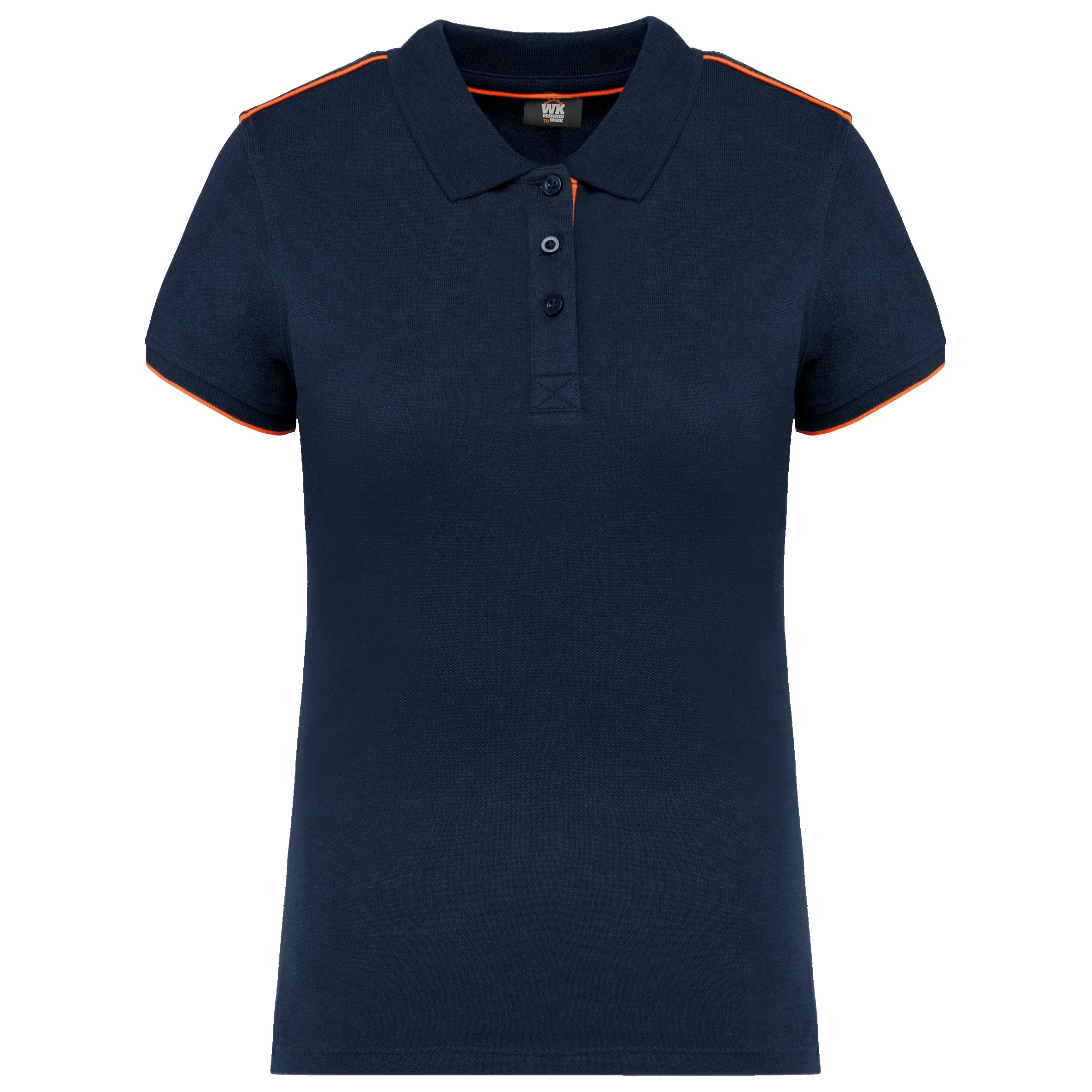WK271 - Polo Day To Day contrasté manches courtes femme - Occifloc
