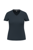 WK317 - T-shirt écoresponsable col V antibactérien femme WK. Designed To Work