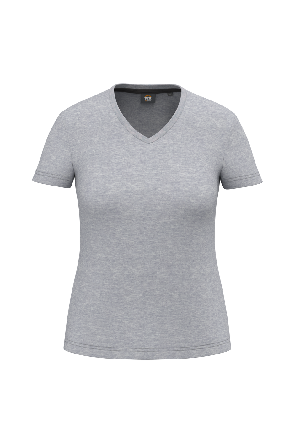 WK317 - T-shirt écoresponsable col V antibactérien femme WK. Designed To Work