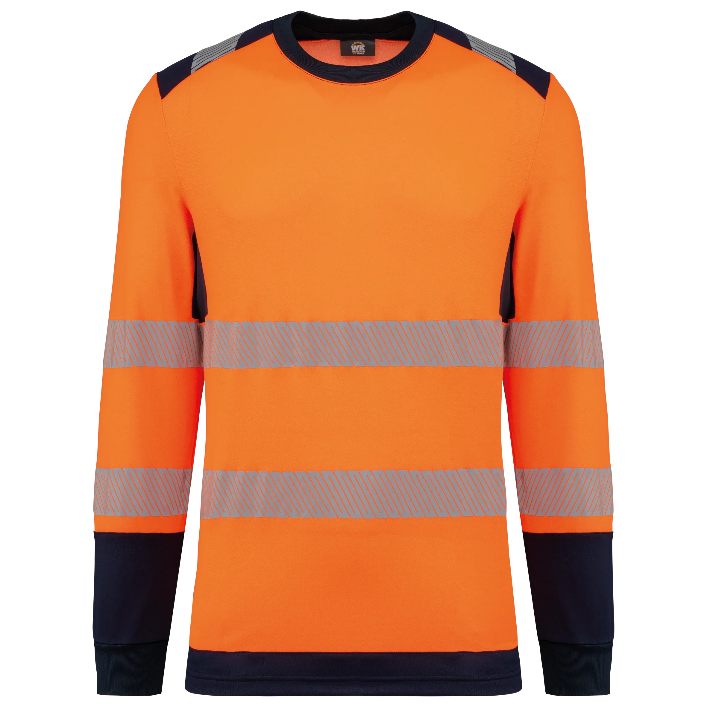 WK361 - T-shirt de sécurité recyclé col rond manches longues unisexe - Occifloc