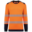 WK361 - T-shirt de sécurité recyclé col rond manches longues unisexe - Occifloc