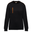 WK403 - Sweat-shirt Day To Day zip poche contrastée unisexe WK. Designed To Work