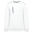 WK403 - Sweat-shirt Day To Day zip poche contrastée unisexe WK. Designed To Work
