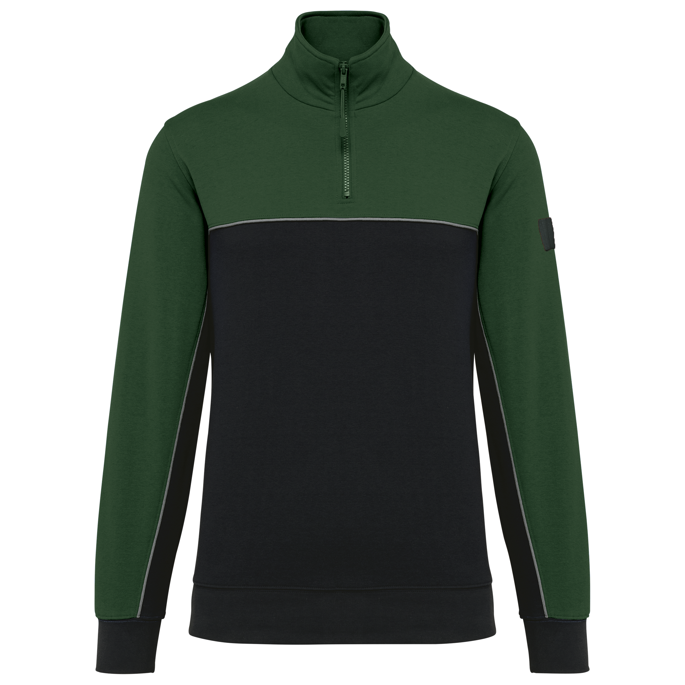 WK404 - Sweat-shirt écoresponsable col zippé unisexe WK. Designed To Work