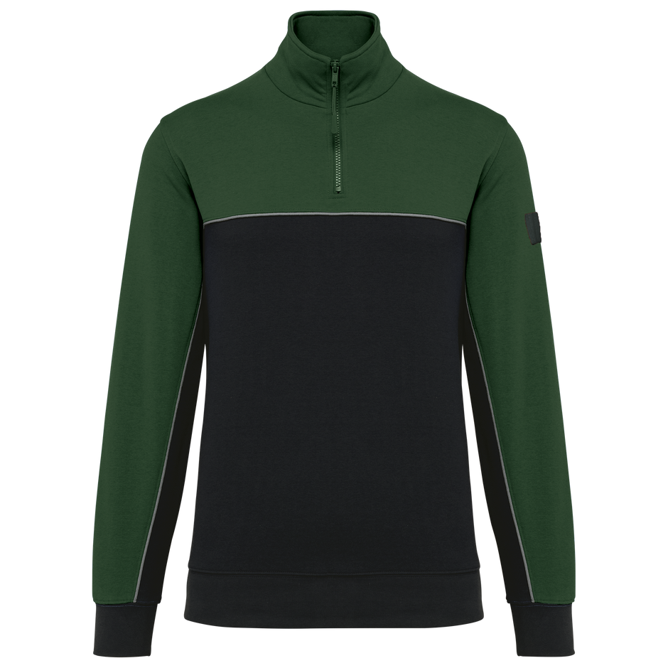 WK404 - Sweat-shirt écoresponsable col zippé unisexe WK. Designed To Work