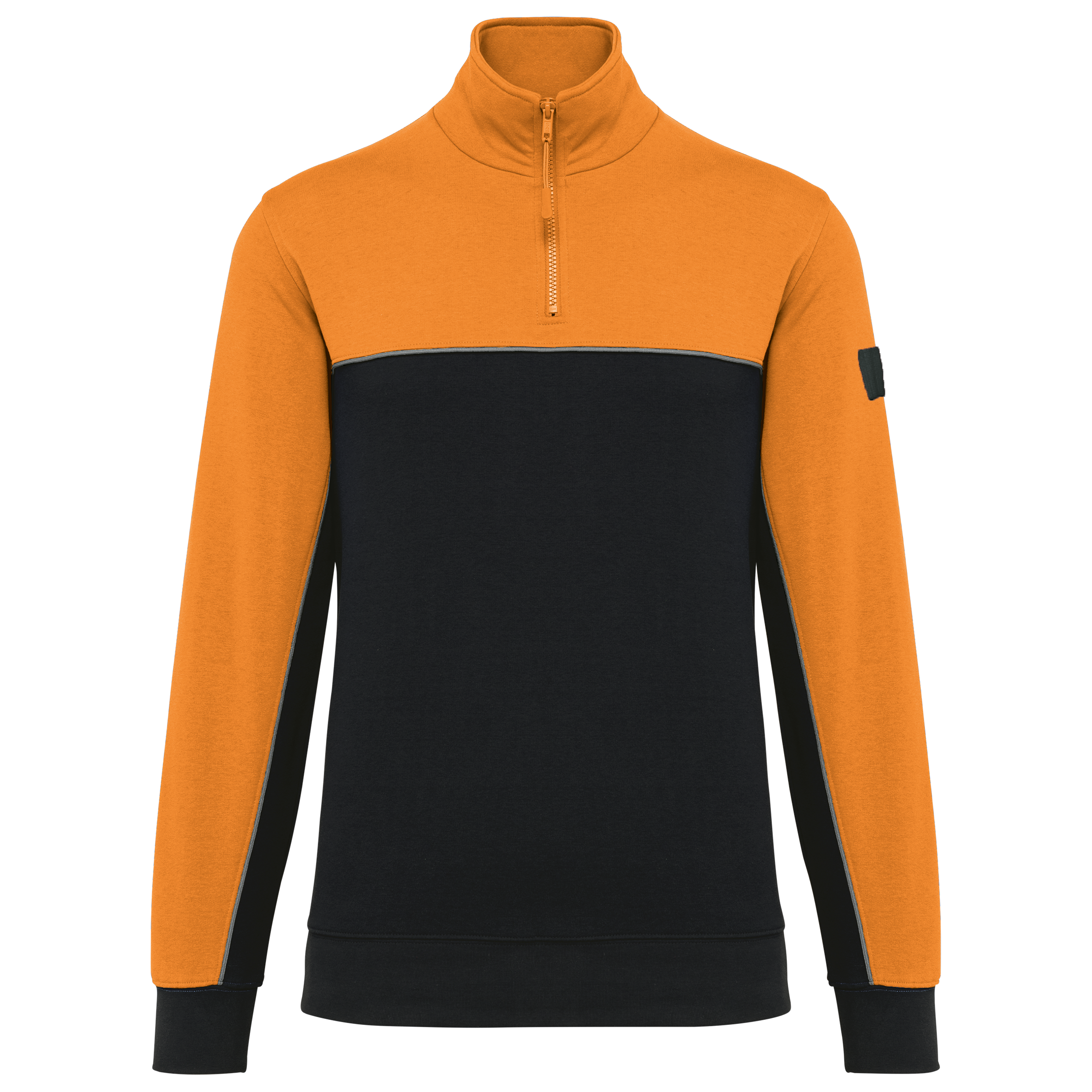 WK404 - Sweat-shirt écoresponsable col zippé unisexe WK. Designed To Work