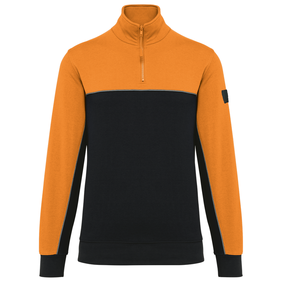 WK404 - Sweat-shirt écoresponsable col zippé unisexe WK. Designed To Work