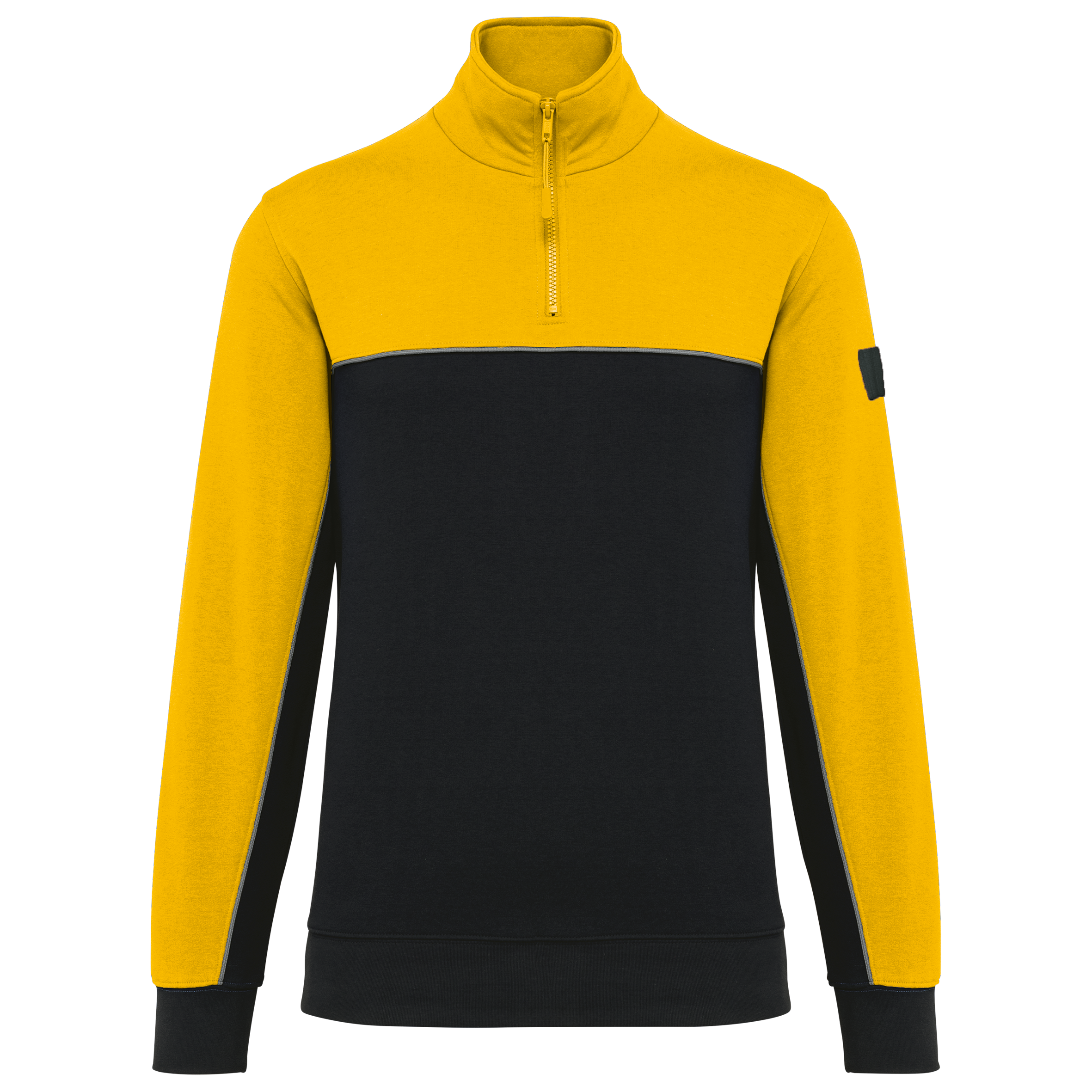 WK404 - Sweat-shirt écoresponsable col zippé unisexe WK. Designed To Work