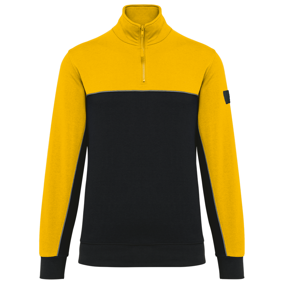 WK404 - Sweat-shirt écoresponsable col zippé unisexe WK. Designed To Work