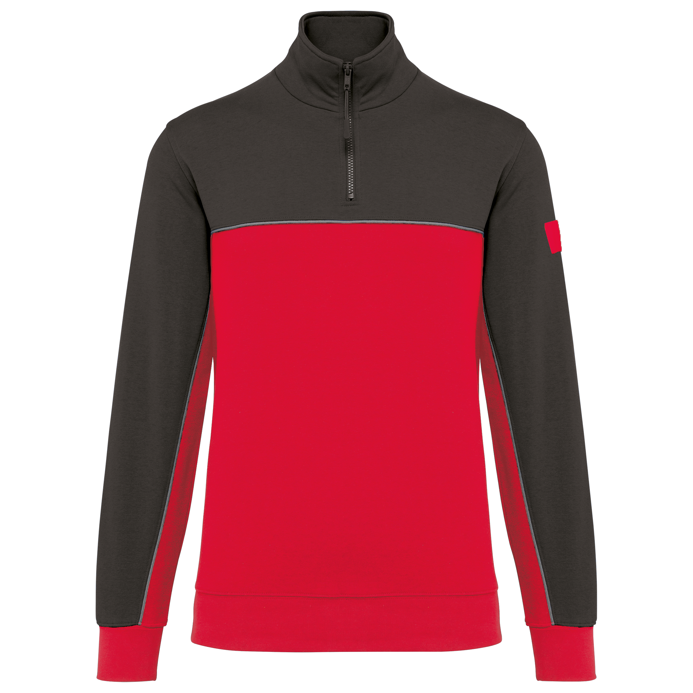 WK404 - Sweat-shirt écoresponsable col zippé unisexe WK. Designed To Work