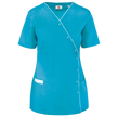 WK506 - Blouse polycoton avec boutons-pression femme - Occifloc