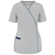 WK506 - Blouse polycoton avec boutons-pression femme - Occifloc