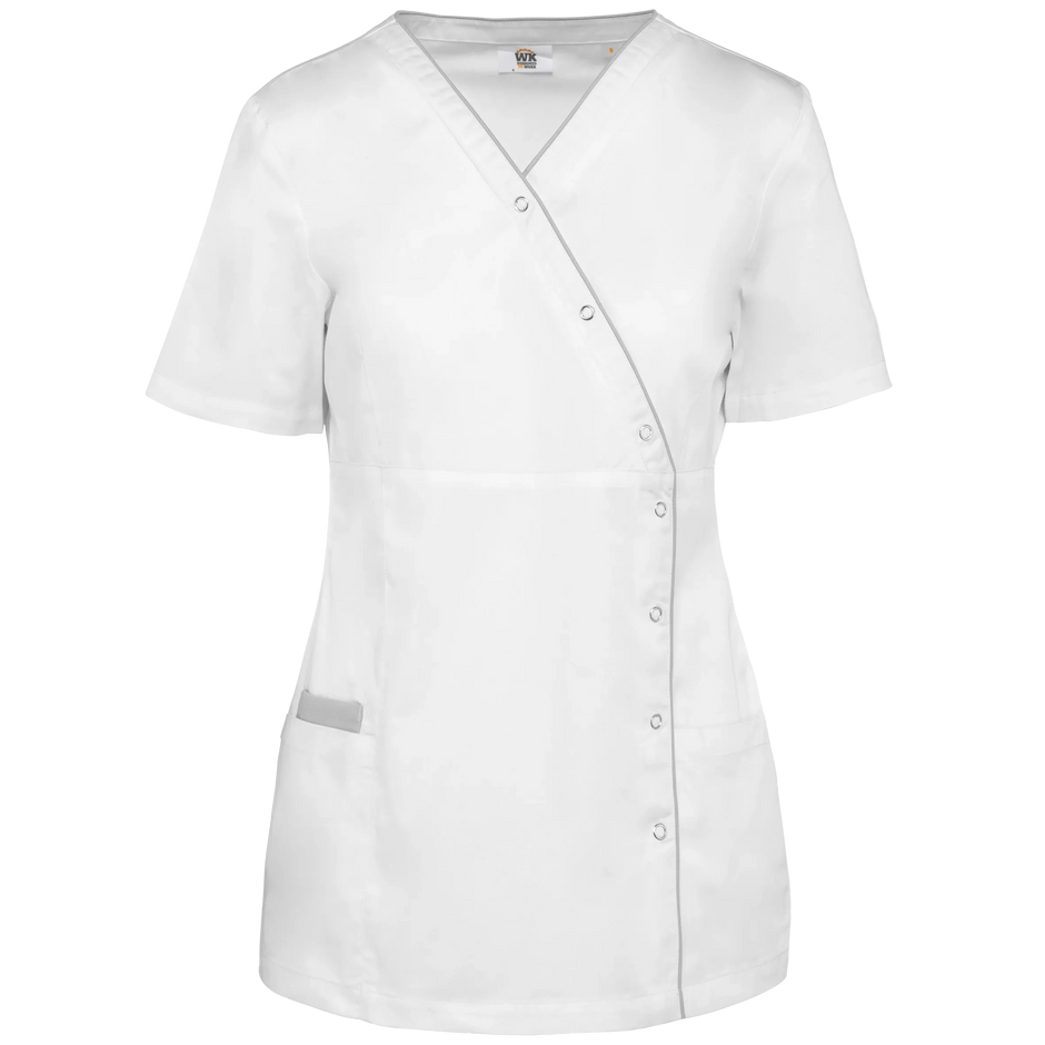 WK506 - Blouse polycoton avec boutons-pression femme - Occifloc