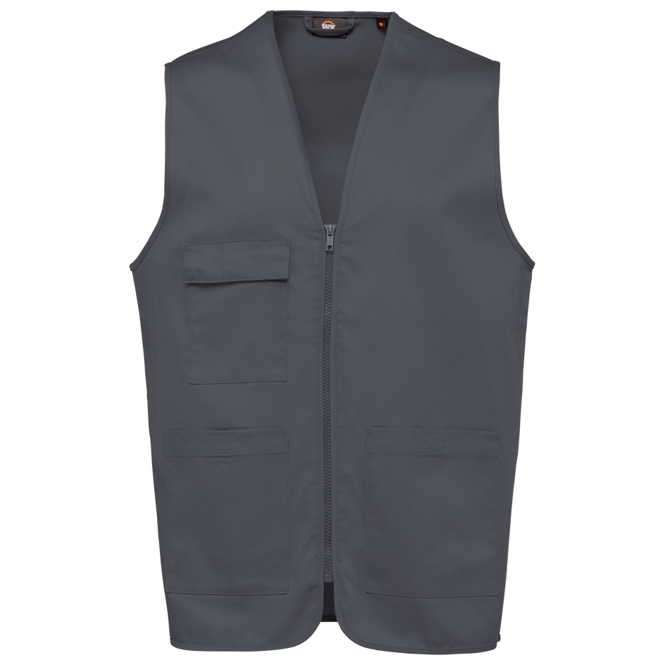 WK608 - Gilet polycoton multipoches unisexe WK. Designed To Work