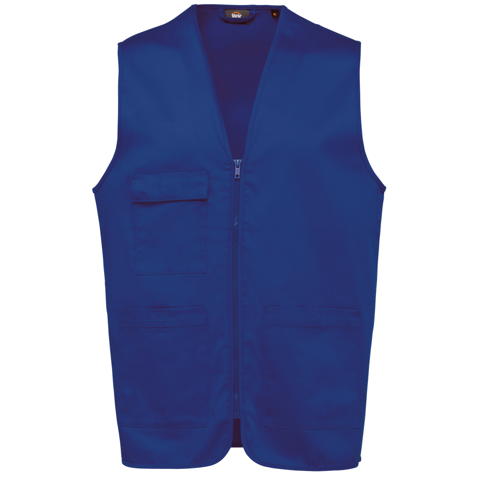 WK608 - Gilet polycoton multipoches unisexe WK. Designed To Work