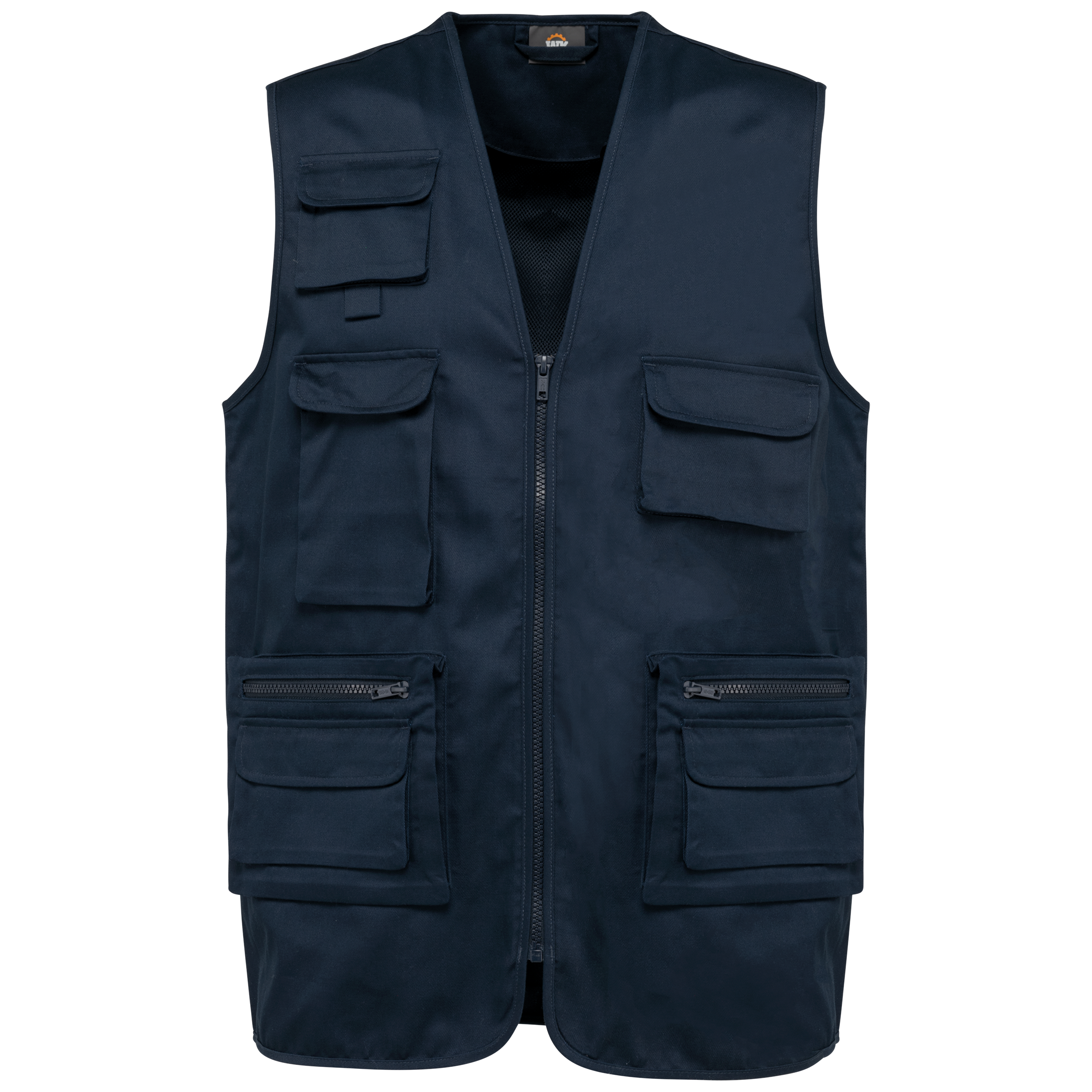 WK609 - Gilet polycoton multipoches doublé unisexe WK. Designed To Work