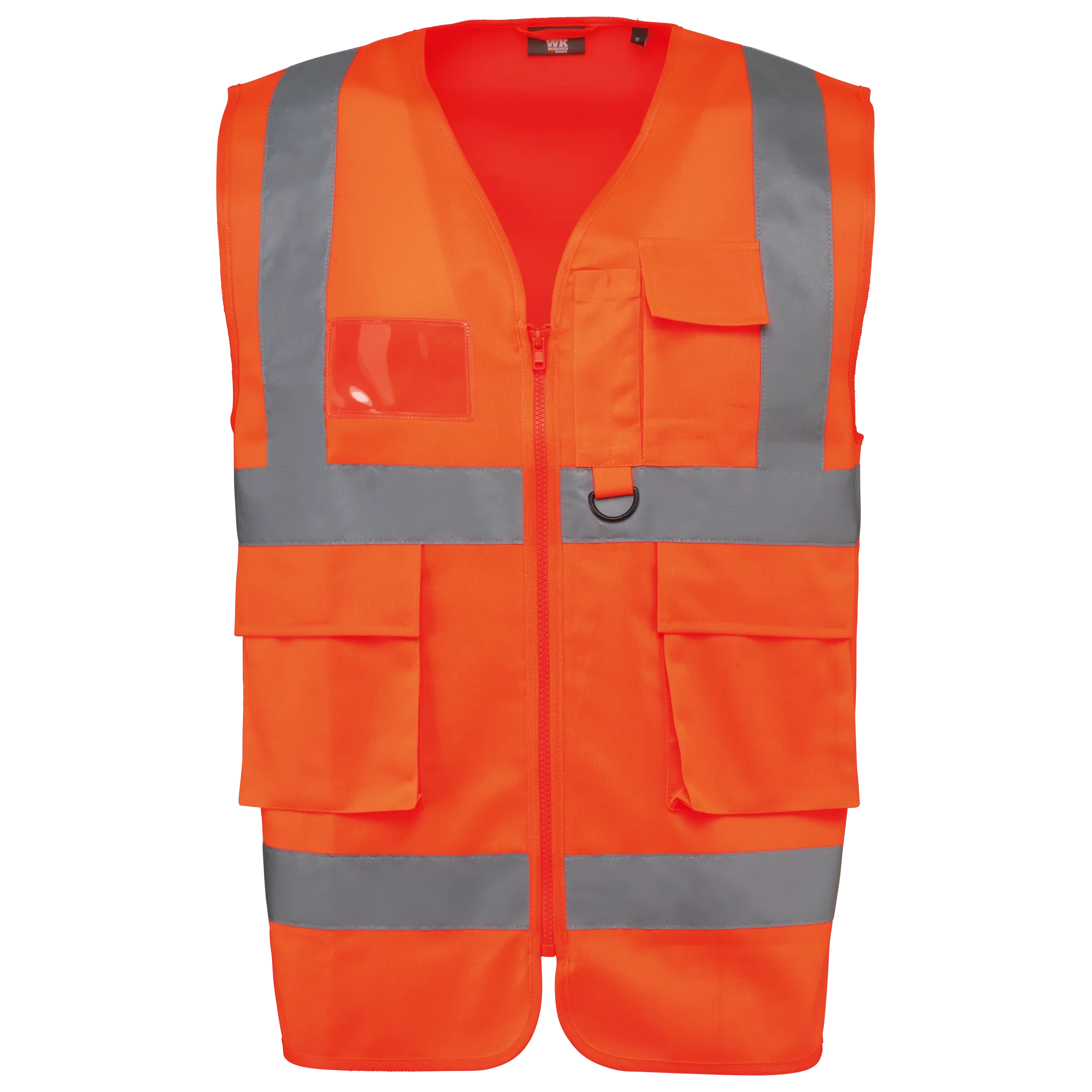 WK618 - Gilet de sécurité haute visibilité recyclé avec zip unisexe - Occifloc