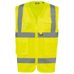 WK618 - Gilet de sécurité haute visibilité recyclé avec zip unisexe - Occifloc