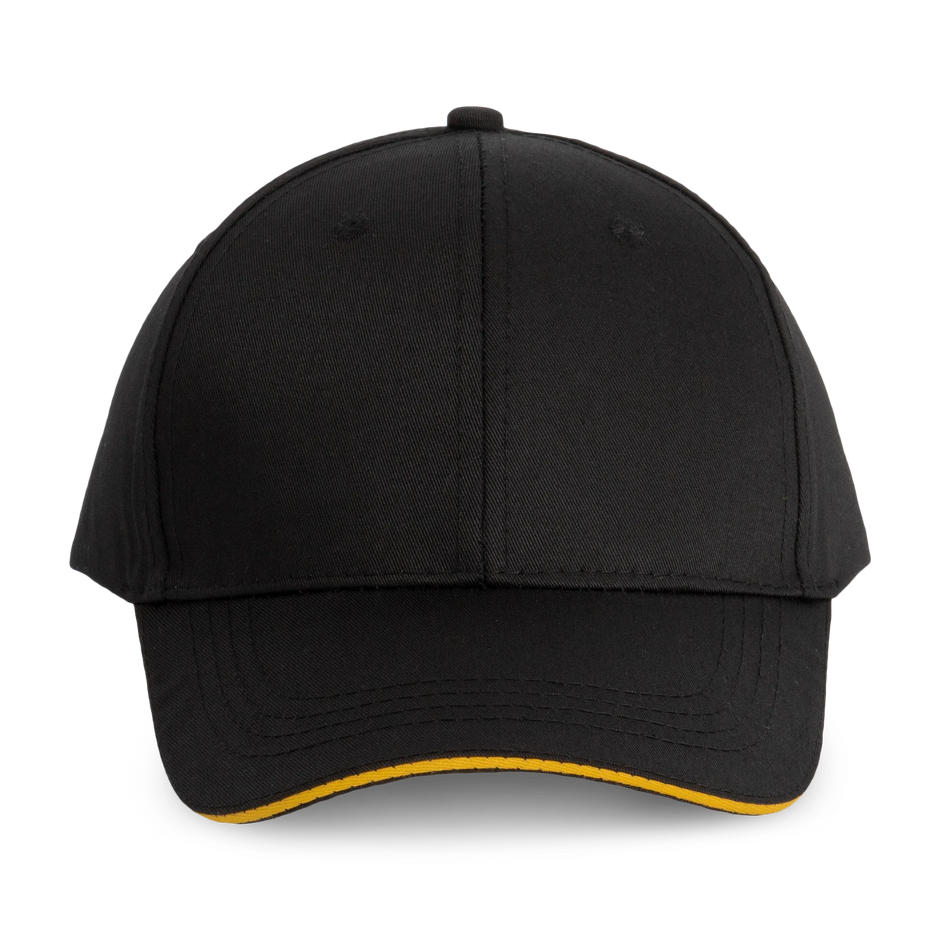 WKP145 - Casquette sandwich contrasté 6 panneaux WK. Designed To Work
